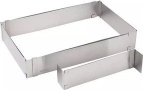 Resigilat: Forma de copt Kinghoff KH 1907, Reglabila 27,5-52,4 cm, Otel inoxidabil, Argintiu