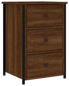 826001 vidaXL Noptieră, stejar maro, 40x36x60 cm, lemn compozit