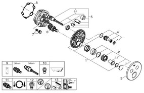 GROHE GROHTHERM SMARTCONTROL 29119AL0 - termostat, antracit