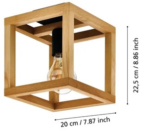 Plafonieră Eglo BLACKCROWN 32146, 1xE27/40W/230V