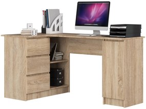 Masă PC de colț Bevin (stejar sonoma) (S). 1068959
