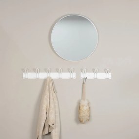 Cuier de perete alb din metal 70 cm Miles – Spinder Design