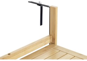 WENKO 69806800 - Masă WAIKIKI 64x65 cm alb/maro