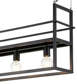 Lustră pe cablu ONLI JEFFER 4xE27/22W/230V negru