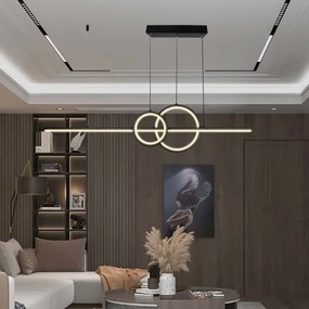 Lustră LED pe cablu LED/15W/230V 4000K negru