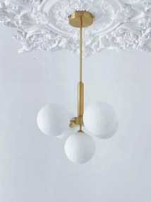 Lustra Lissa, 5 globuri, gold