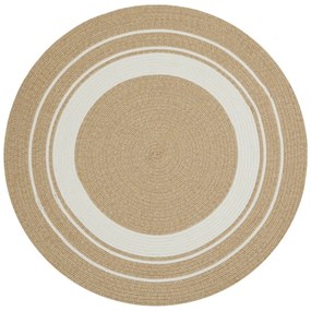 Covor rotund de exterior în culoare naturală ø 150 cm - NORTHRUGS