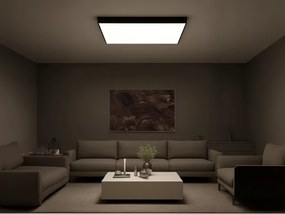Plafonieră LED/480W/230V 3000/4000/6500K 120x120 cm neagră