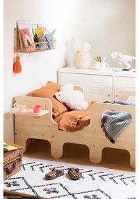 Covor crem lavabil/țesut manual din bumbac 170x120 cm Bereber Rhombs – Lorena Canals