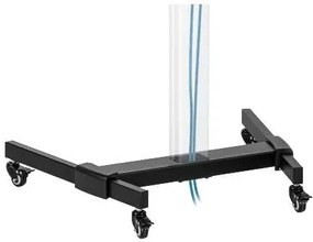 Suport mobil pentru TV Brateck FS44-46TW, aluminiu / negru