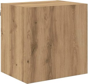 vidaXL Dulap TV de perete Stejar Artizanal 40,5x30x40cm Lemn compozit