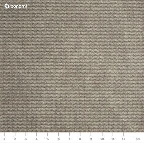 Canapea gri extensibilă/cu spațiu de depozitare cu tapițerie din catifea reiată 215 cm Bjork – Bonami Selection