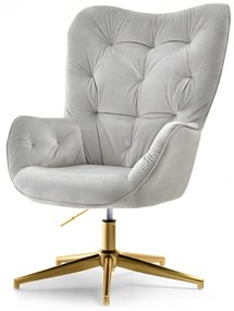 Fotoliu Meryl (gri + auriu). Promo -15%. 1110289