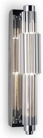 Aplica LED de perete design modern Verticale crom
