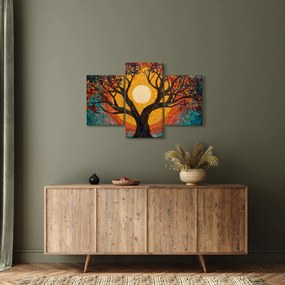Tablou - Soarele în coroana arborelui vieții (90x60 cm)