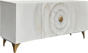 Comoda design vintage Golden Sunset 180cm alb