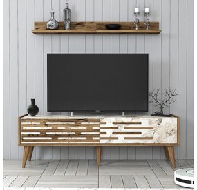 Mobilier living Valencia (Nuc + Marmură albă). 1089355