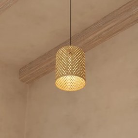 Lustră pe cablu Atmosphera ALI 1xE27/40W/230V bambus