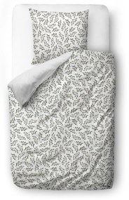 Lenjerie din bumbac satinat pentru pat de o persoană 140x200 cm Mistletoe Kiss – Butter Kings