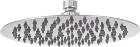 Palarie de dus rotunda Invena Eco Oxy 20 Exe 200 mm crom lucios