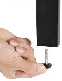 Bibliotecă NAVARO, maro/negru