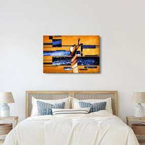 Tablou picturii abstracte (90x60 cm)