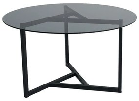 Măsuță de conferință Trio Black cu sticlă închisăla culoare