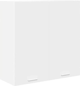 vidaXL Dulap suspendat cu depozitare Alb 80 x 31 x 80 cm Lemn compozit