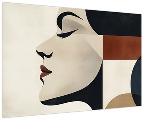 Tablou - Femeie din profil (90x60 cm)
