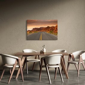 Tablou cu drum și piere (90x60 cm)