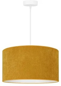 Lustră pe cablu Duolla CORDUROY 1xE27/15W/230V d. 40 cm galben