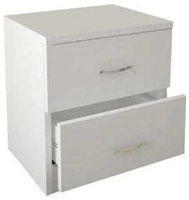 Noptieră SINE 42x40 cm albă