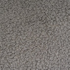 Pătură gri din sherpa 130x160 cm Sherpa Bouclé – Casa Selección