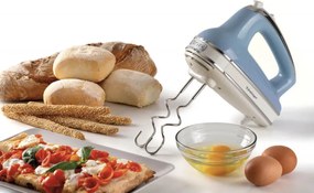 Resigilat: Mixer manual Ariete VINTAGE 1548/05, 450W, 5 viteze, Turbo, Albastru