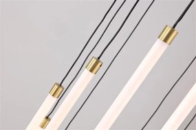 Lustra casa scarii cu 12 Tuburi LED CCT, telecomanda Flare