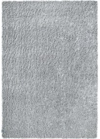 Covor gri uni pufos cu fir lung 12500 Selectează mărime: 120 X 170