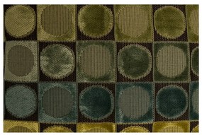 Pernă Dutchbone Ottava, 45 x 45 cm, verde - albastru