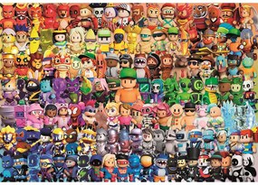 Stumble Guys Every Character Puzzle imposibil Clementoni de 180 de piese