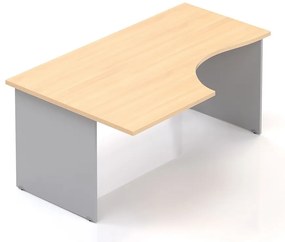 Masa coltar Visio LUX 160 x 100 cm, stanga, stejar