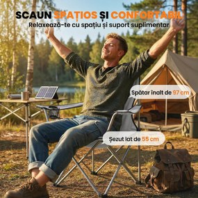 Outsunny scaun fotoliu pescar | Aosom Romania