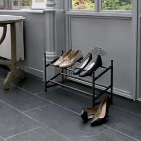 Pantofar negru telescopic din metal – Compactor