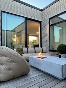 Fotoliu extensibil adecvat pentru exterior Karup Design Design OUT™ Nido White, alb