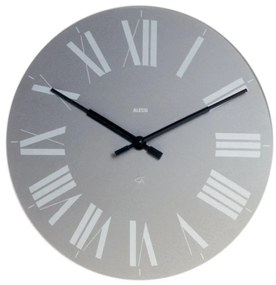 Ceas de perete Firenze, gri, diam. 36 cm - Alessi