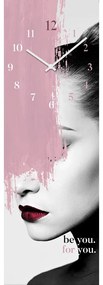 Ceas de perete din sticlă Be you - Styler