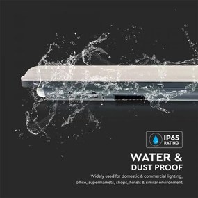 Corp Led cu Senzor de Microunde, 36W, lumina neutra(4000K), 4320lm, IP65, V-TAC