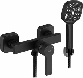 Baterie dus monocomanda negru mat Rea Argus