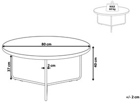 Măsuță de cafea Melza (gri) . 1076364