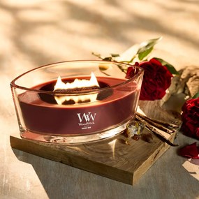 Lumânare parfumată WoodWick Rouge Oud, 453 g