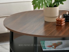 Măsuță de cafea Randolf Xl (nuc + negru). 1111703