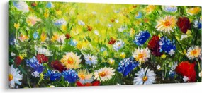 Tablou - Flori sălbatice (120x50 cm)